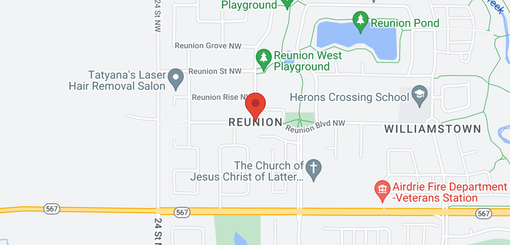 map of 290 REUNION GR NW